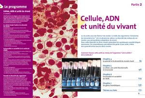 Cellule,ADN et unité du vivant - images.hachette