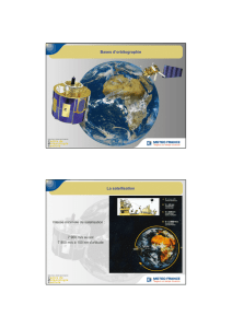 Bases d`orbitographie La satellisation