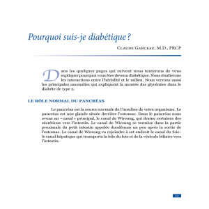 Pourquoi suis-je diabétique