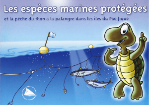 Les espèces marines protégées et la pêche au thon à la palangre