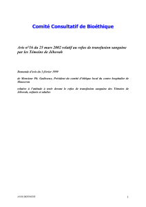 Avis n° 16