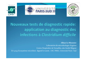 à la demande» (Clostridium difficile)