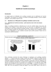 Chapitre 3. - Conseil d`Analyse Economique