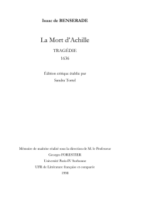 La Mort d`Achille - Bibliothèque dramatique