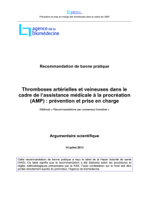 Télécharger l`argumentaire scientifique "AMP et thrombose"