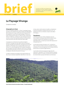 Le Paysage Virunga - Center for International Forestry Research
