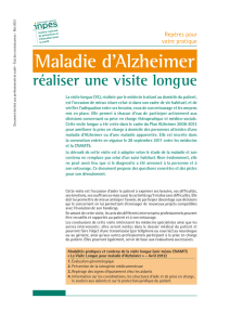Maladie d`Alzheimer : réaliser une visite longue