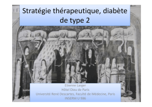 Stratégie thérapeutique, diabète de type 2