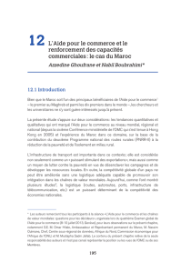 L`Aide pour le commerce et le renforcement des capacit&eacute;s