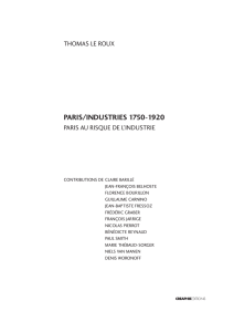 PARIS/INDUSTRIES 1750-1920