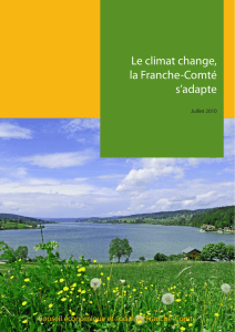 Le climat change, la Franche-Comté s`adapte