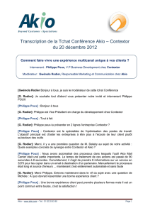 Transcription de la Tchat Conférence Akio – Contextor du 20
