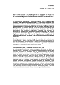 La Commission adopte le premier rapport de l UE sur le
