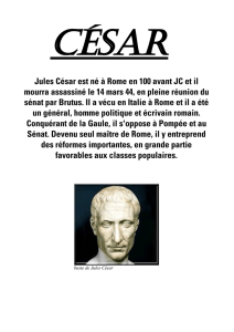 Biographie de Jules César