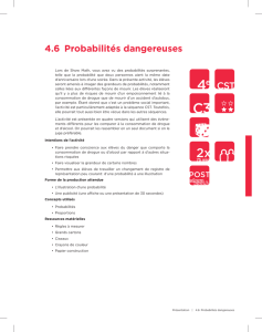 4.6 Probabilités dangereuses