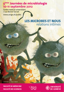 les microbes et nous relations intimes - BiOutils