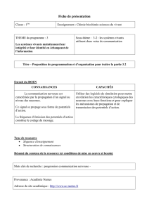 Fiche de pr&eacute;sentation