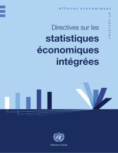 directives sur les statistiques économiques intégrées
