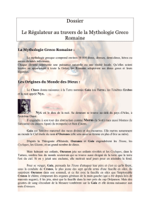 Mythologie et Régulateur - Le Regulateur