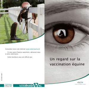 Vaccinations du cheval