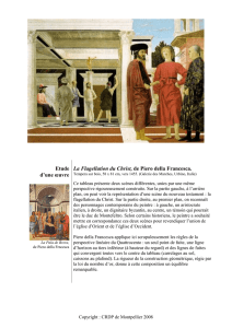 Etude d`une œuvre La Flagellation du Christ, de Piero della