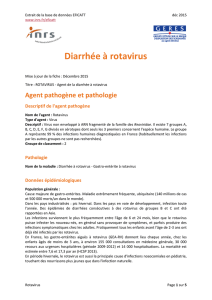 Diarrhée à rotavirus