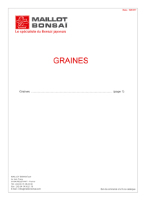 graines - Maillot