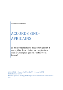Accords sino-africains
