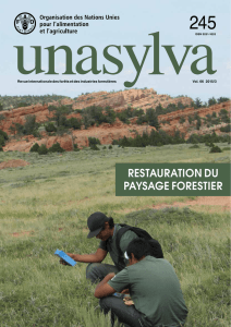 Unasylva. Restauration des paysages forestiers