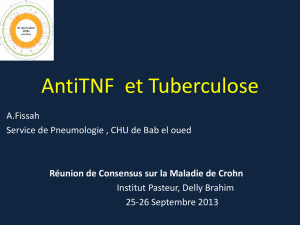 Anti TN F et tuberculose