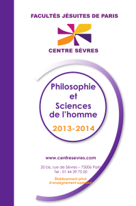 Philosophie - Centre Sèvres