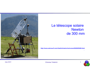 télescope solaire de 300 mm
