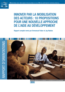 RAPPORT DLORIENTATIONS