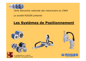 Les Systèmes de Positionnement