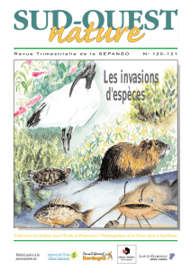 Les invasions d`espèces