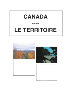 Canada : le territoire