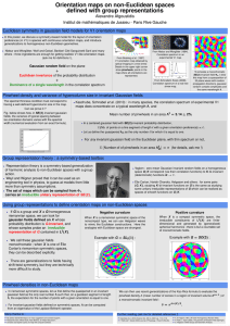 Poster - Geometrical Models in Vision