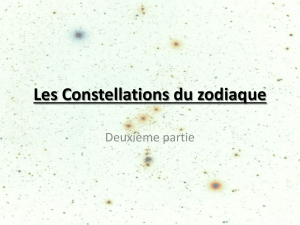 Les constellations du zodiaque (2ème partie)