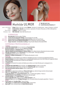 Mathilde ULMER - ENSAD Montpellier