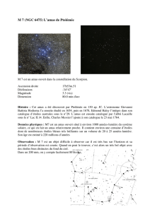 M 7 (NGC 6475) L`amas de Ptolémée