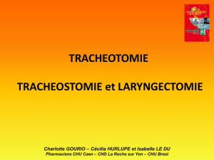 Trachéotomie - Laryngectomie - Euro