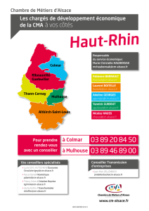 Haut-Rhin - Chambre de Métiers d`Alsace