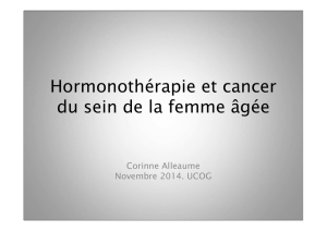 hormonotherapie cancer du sein femme agee C Alleaume