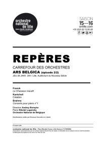 repères - Orchestre National de Lille