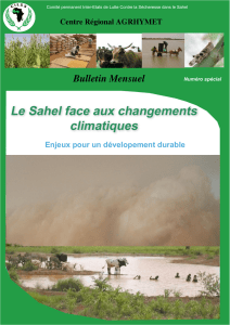 Le Sahel face aux changements climatiques