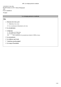AIH Pr de Lamballerie 10 pages La virologie générale et