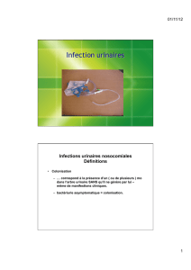 Infection urinaires