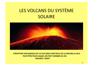 les volcans du système solaire