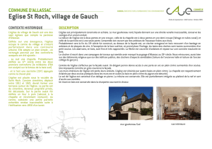 Eglise St Roch, village de Gauch