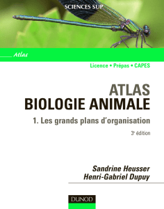 Atlas - Biologie animale, 1 - 3ème édition